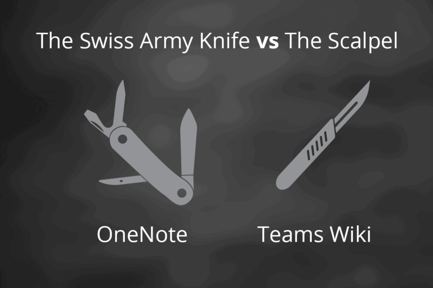 OneNote vs Teams Wiki