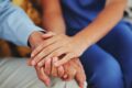 People,,Holding,Hands,And,Help,For,Healthcare,With,Love,,Care